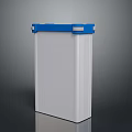 Industrial Energy Storage Battery With White Enclosure And Blue Top Cover