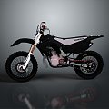 Motorcycle Two-wheeled Motorcycle Cross-country Motorcycle Road Race Motorcycle Motor Vehicle Transport 3d model