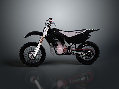 Motorcycle Two-wheeled Motorcycle Cross-country Motorcycle Road Race Motorcycle Motor Vehicle Transport 3d model