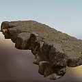 Ancient Road Infrastructure Featuring Stone Bridge with Moss Covered Blocks in Rural Area