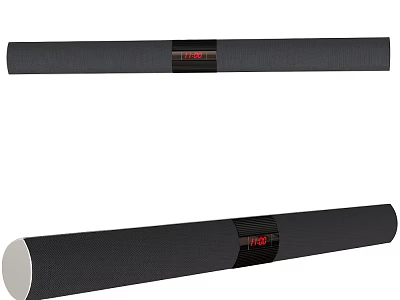 TEAC Black Soundbar Audio System For Home Theater TV Speaker Use With Modern Design 3d model