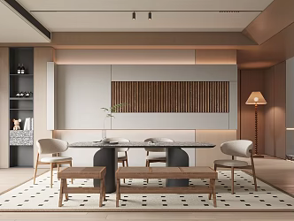 Modern Restaurant 3d model