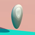Modern Green Mesh Wireless Speaker Digital Device With Round Button Design