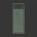 Sturdy Medical Examination Bed With Green Padded Surface And Metal Frame For Hospital Use