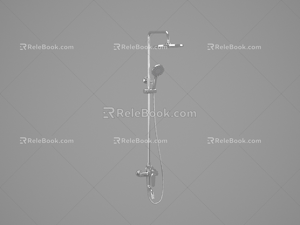 Large Shower Head Shower 3d model