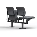 Ergonomic Grey Fabric Office Chair With Modern Design And Sturdy Metal Base Support