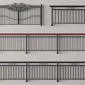 Various Wrought Iron Fence Designs With Decorative Railings And Balustrade Styles