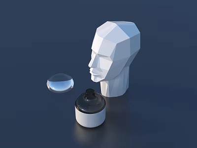 daily necessities craft ornaments art 3d model