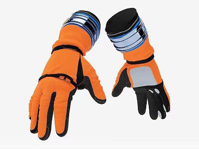 Modern Gloves 3d model Modern Gloves 3d model