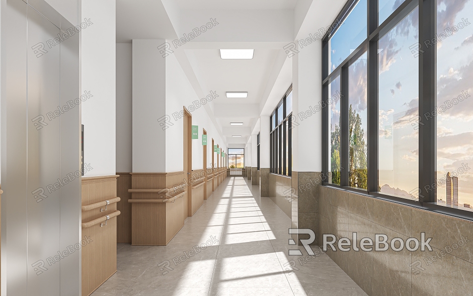 Dormitory aisle model