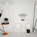 Floor lamp combination 3d model