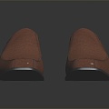 Modern Shoes Men's Shoes Leather Shoes 3d model