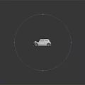 Black Retro Modified Car With Exposed Blue Engine Large Wheels And Racing Accents