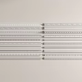 French line plaster line skirting line 3d model