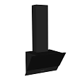 Modern Home Kitchen Appliance Range Hood Featuring Sleek Black Design And Contemporary Style