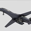 Gray Military Fighter Jet Featuring Extended Wings Tail and Landing Gear