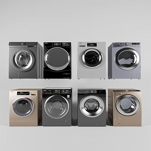 Modern washing machine drum washing machine 3d model