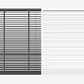 Modern Window Blinds In Black And White For Home Interior Decoration
