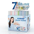 Commercial Retail Exhibition Stand With Product Display Brand Elements And Promotional Materials