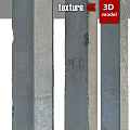 Decorative Garden Ornament Posts with Various Concrete and Stone Textures for Outdoor Spaces