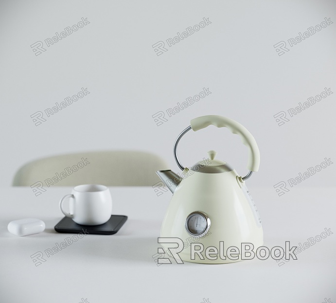 Vintage electric kettle kettle kettle kettle teapot teacup model