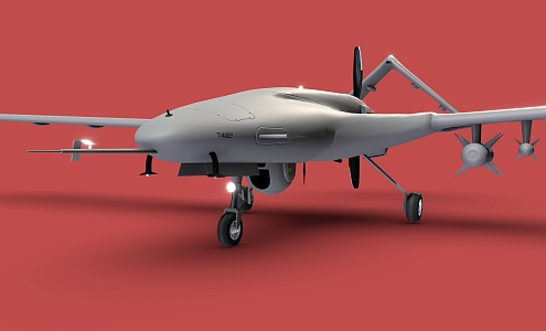 military drone tactical drone fighter drone military aircraft helicopter aircraft 3d model