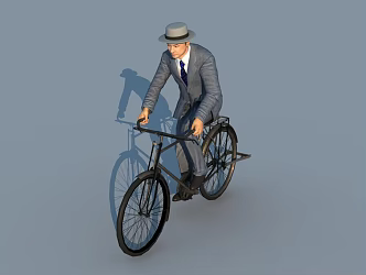 Republic of China Cycling Bicycles Men Chinese Cycling 3d model