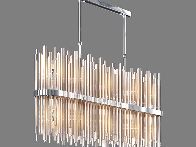 Modern Simple Light Luxury Chandelier Simple Light Luxury Chandelier 3d model