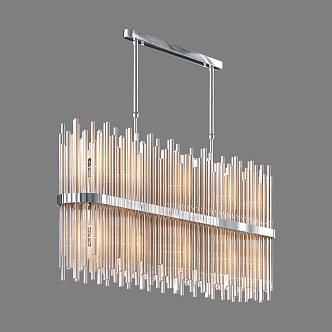 Modern Simple Light Luxury Chandelier Simple Light Luxury Chandelier 3d model