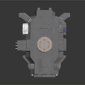 Modern fighter sci-fighter sci-fighter space fighter 3d model