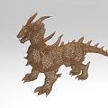 Intricate Dragon Shaped Metal Wire Mesh Decorative Ornament Figurine for Home Decoration