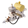 Collectibles Aircraft Gasoline Engine 3d model