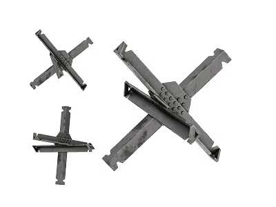 Modern anti-tank horse rejection 3d model Modern anti-tank horse rejection 3d model