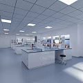 Modern Laboratory Environmental Purification Laboratory 3d model