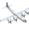 U.S. B29 Bomber Super Fortress Super Fortress Propeller Strategic Bomber II 3d model