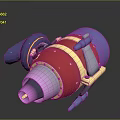 Colorful Metallic Mechanical Component With Polished Purple Red Gold Blue Finish And Precision Structure