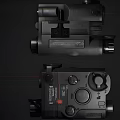Weapon Thermal Scope with Tactical Design Multiple Knobs and Thermal Imaging Lens 3d model