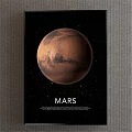 Detailed Mars Planet Surface View With Stars Background In Space 3d model