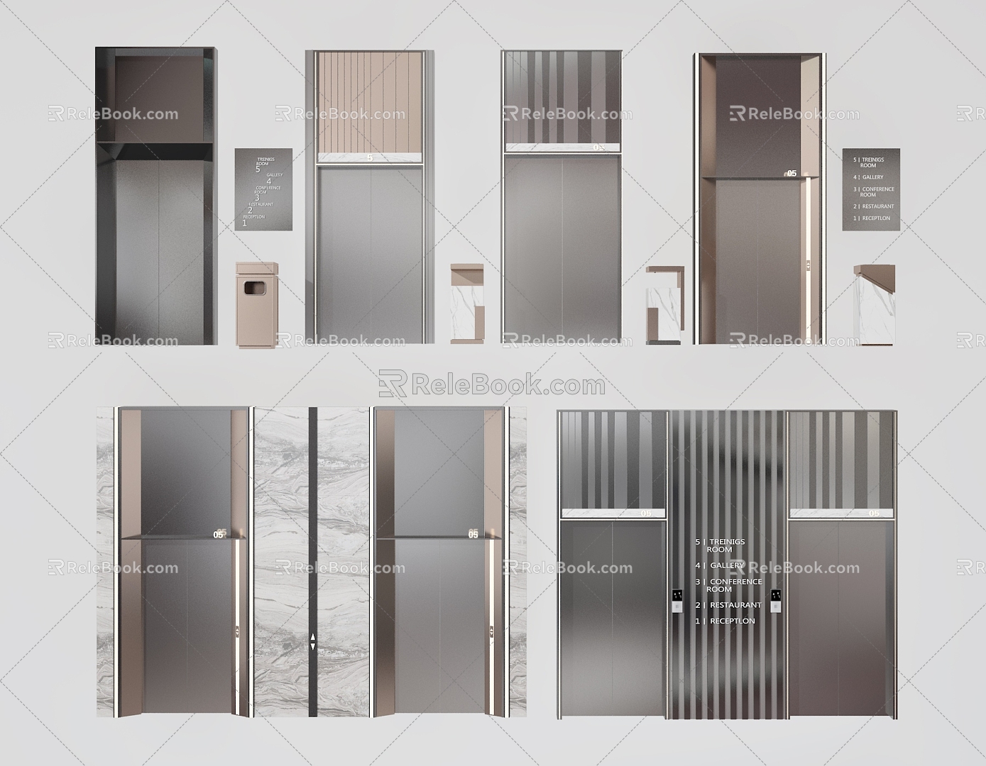 Elevator Door Modern Elevator 3d model