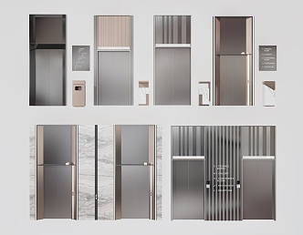 Elevator Door Modern Elevator 3d model