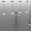 Stylish Modern Chandeliers With Different Designs Multiple Bulbs And Sleek Structures For Home Lighting
