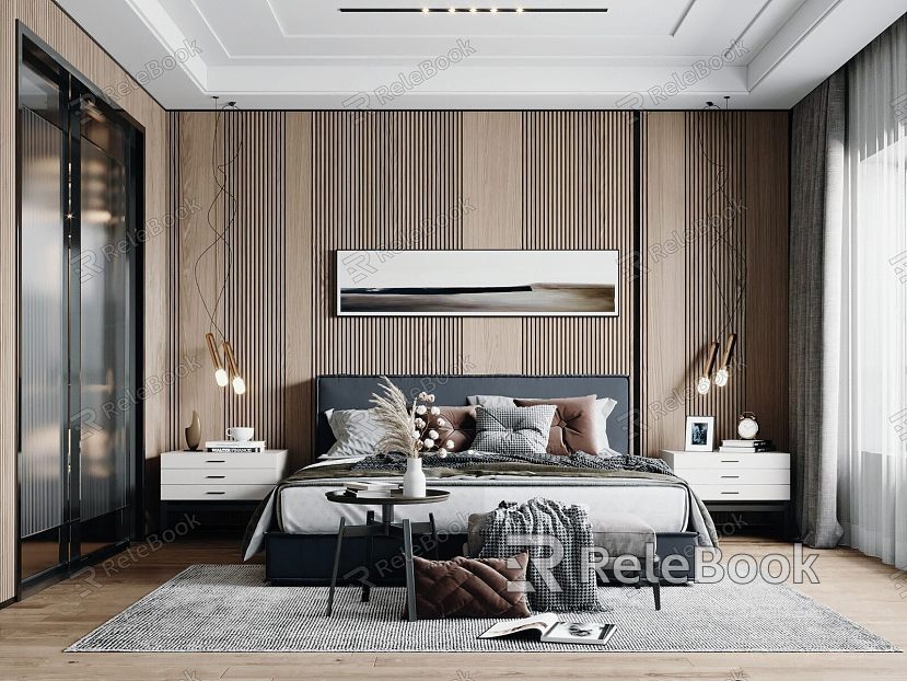 Light Luxury Bedroom model