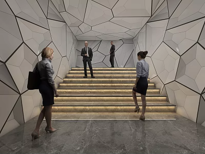 Modern Staircase 3d model