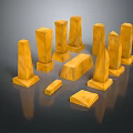 Columns Stone Columns Stone Columns Old Columns Roman Columns Roman Columns Classical Columns Greek Columns 3d model