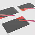 Modern Directional Wayfinding Signage Design With Gray Orange Panels And Direction Text