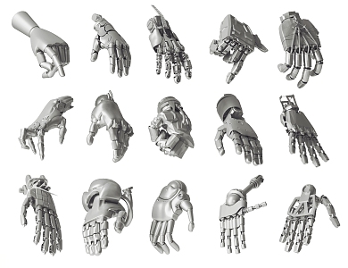 Mechanical Technology Hand Manipulator 3d model