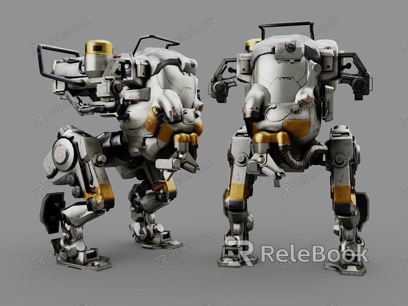 Cyberpunk style sci-fi robot robot Mecack Century sci-fi style robot war robot model