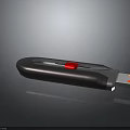 Sleek Metallic USB Flash Drive With Red Slider And USB Connector Design