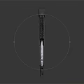 Modern Tactical Weapon With Black Body Metal Rail And Magazine Design