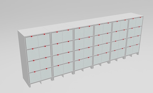 Automated Locker Sub -727 3d model